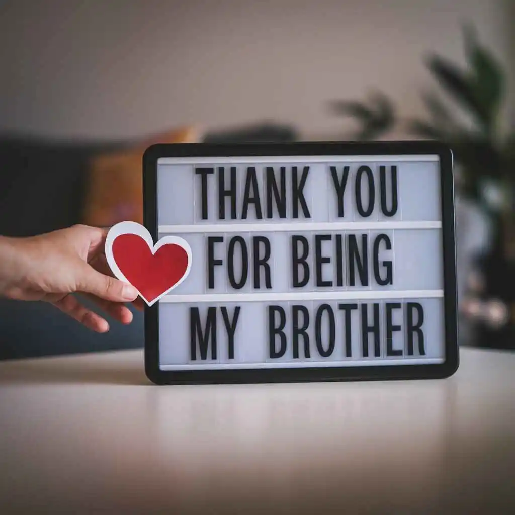 Heartfelt Thank You Messages for a Brother’s Support