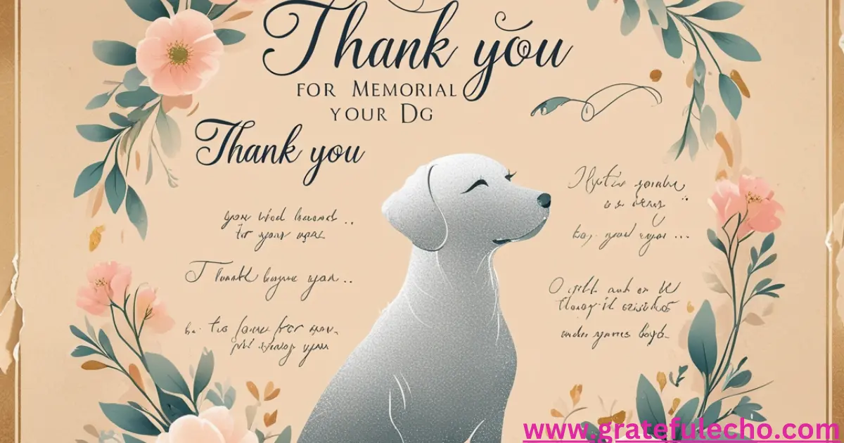 500+ Thank You Messages for My Dog Who Passed Away