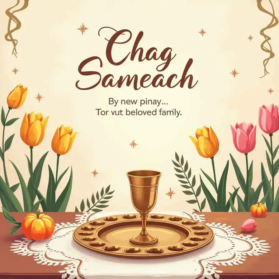 Heartfelt Passover Wishes Cards for Family